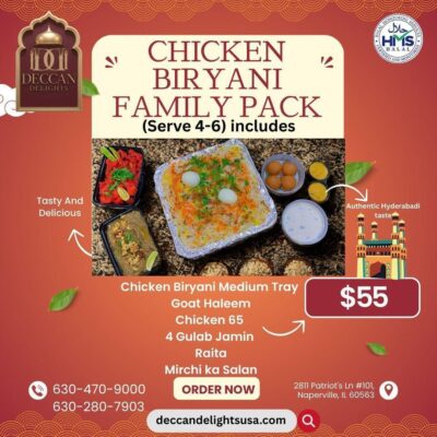 Chicken Biryani Family Pack (Combo)