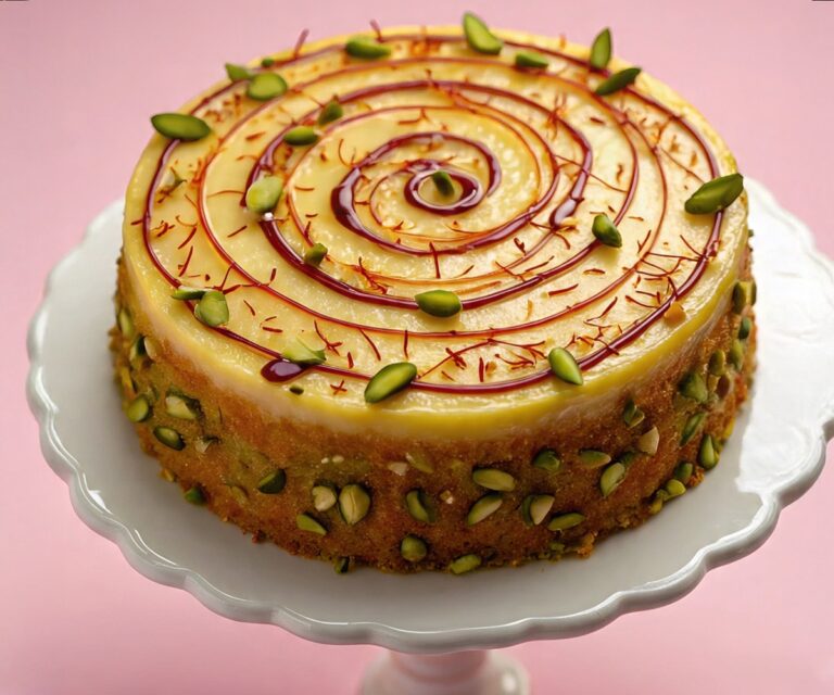 Kesar Pista Cake-A Royal Dessert on Special Days
