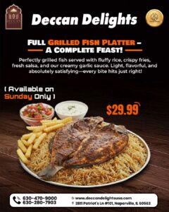 Full Grilled Fish Platter