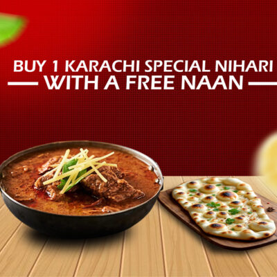 Karachi Special Buy 1 Nihari Get 2 Free Naan
